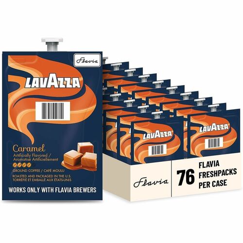 Lavazza  Coffee,Caramel,Arabica,Freshpacks,Medium Roast,76/CT,Brown