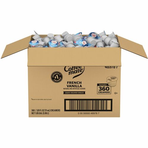 Nestle USA  Creamers,Liquid,Singles,French Vanilla,Gluten-Free,360/CT,WE