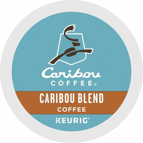Green Mountain  Coffee,Caribou Blend,K-Cup,24/BX,4/CT,Brown-GMT6992CT