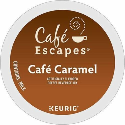 Green Mountain  Coffee,Cafe Caramel,K-Cup,24/BX,4/CT,Brown-GMT6813CT