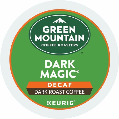 Green Mountain  Coffee,Decaf,Dark Magic,Dark Roast,K-Cup,24/BX,4/CT,Brown-GMT4067CT