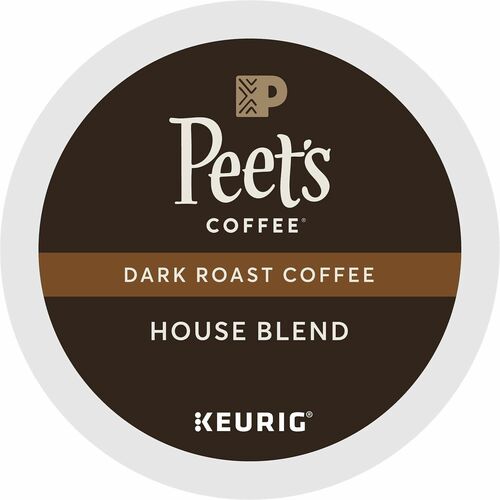 Green Mountain  Coffee,House Blend,Dark Roast,K-Cup,22/BX,4/CT,Brown-GMT2410CT