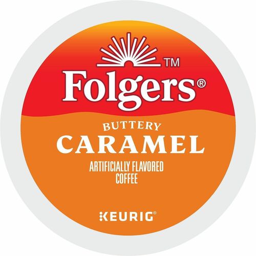 Green Mountain  Coffee,Buttery Caramel,Medium Roast,K-Cup,24/BX,4/CT,Brown-GMT7461CT