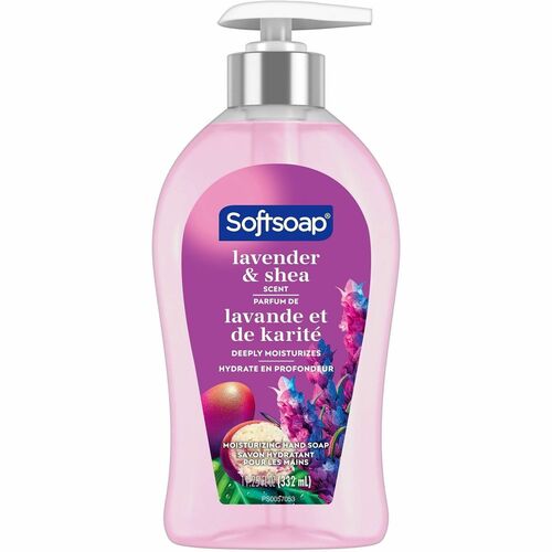 Colgate-Palmolive Company  Hand Soap,Softsoap,Lavender/Shea Butter,11.25oz,6/CT,Purple