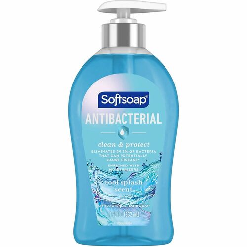 Colgate-Palmolive Company  Hand Soap,Antibacterial,Clean&Protect,11.25oz,6/CT,Blue