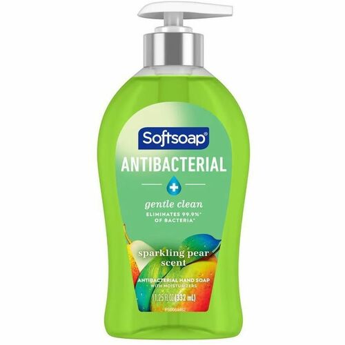 Colgate-Palmolive Company  Hand Soap,Liquid,Pear,Antibacterial,11.25 oz, 6/CT,Green