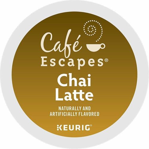Green Mountain  Chai Latte,Black,K-Cup,24/BX,4/CT,Brown-GMT6805CT