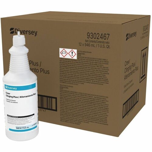 Diversey Care  Cleaner,f/Toilets,Clinging,10%HCl,32oz,CitrusScnt,12/CT,GN-DVO9302467