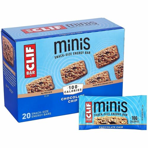 Green Rabbit  Energy Bars,Mini,100Cal,PlantBased,ChocChip,20/BX,1/CT,Multi-GRR22002454