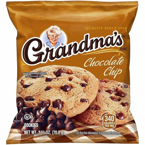 Green Rabbit  Cookies,Chocolate Chip,Chewy,2/PK,60PK/BG,1BG/CT,MI-GRR29500060