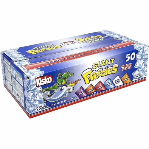 Green Rabbit  Popsicle,Freezies,5.5 oz,Variety Pack,50/BG,1BG/CT,MI-GRR20900477