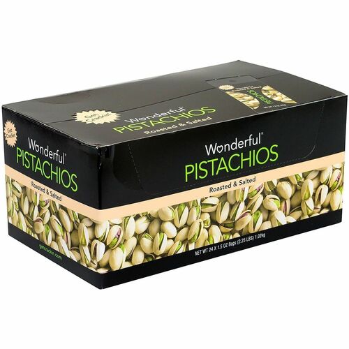 Green Rabbit  Snack,Pistachios,LightlySalted,HeartHealthy,24Packs/BG,Multi-GRR22000784