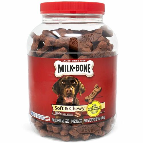 Green Rabbit  Dog Treats,Milk-Bone,Beef/Filet Mignon,37oz,1/CT,MI-GRR22000664