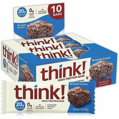 Green Rabbit  Protein Bars,Brownie Cruch,10/BG,1BG/CT,MI-GRR20902478