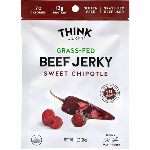 Green Rabbit  Beef Jerky,Sweet Chipotle,12/BG,1BG/CT,MI-GRR22000985