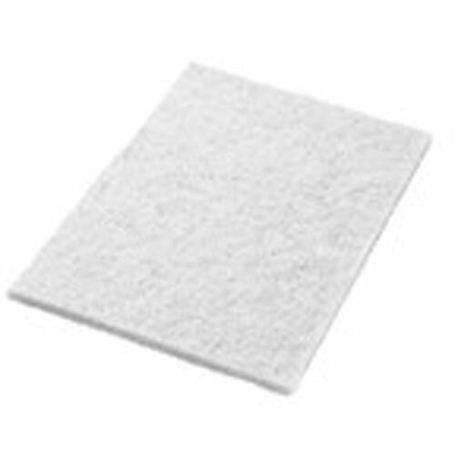Diversey Care  Floor Pads,f/Stone,Clean&Polish,Diamonds,14"x20",2/PK,White-DVODD211987