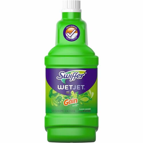Procter & Gamble Commercial  MopCloths,WetJet,QckDry,Finish&SealFloor,Gain,1.25L,4/CT,GN