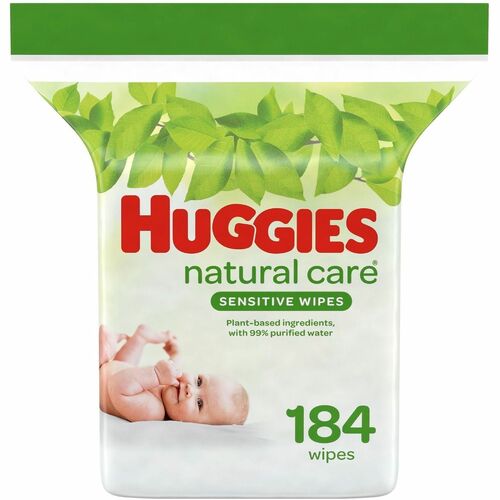 Kimberly-Clark Professional  Wipes,Baby,Unscented,Refill Pack,184/Pack,3/CT,White