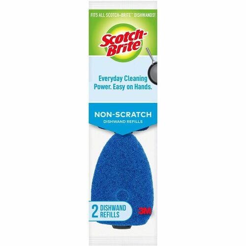 3M  Dish Wands,Refills,Sponge,NonScratch,Replace,2/PK,Blue