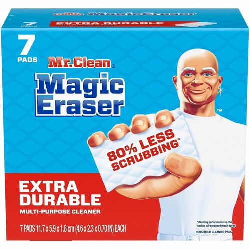 Procter & Gamble Commercial  Cleaning Sponge,Eraser,ExtraDurable,AllPurpose,7/Box,Blue