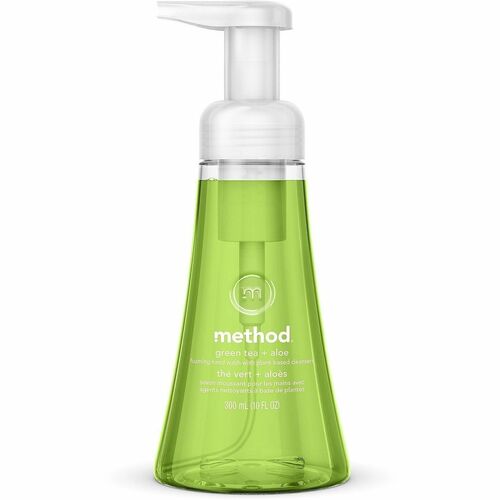 Method Products  HandSoap,Foam,GreenTea+Aloe,ParabenFree,PlntBsd,10oz,6/CT,GN
