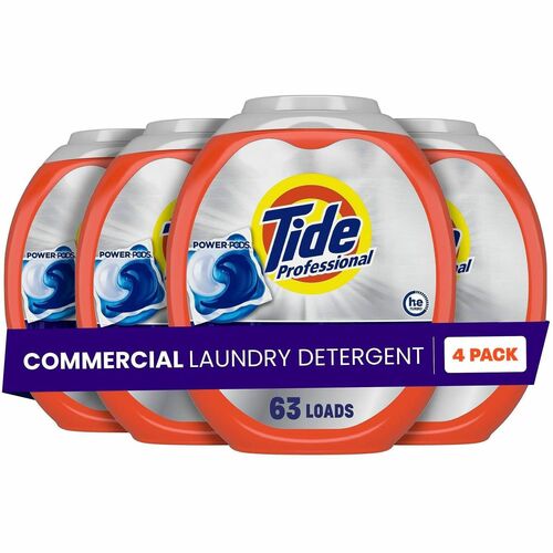 Procter & Gamble Commercial  Laundry Detergent,Pods,Commercial,63/PK,4/CT,BE/WE