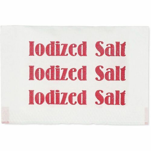 Office Snax  Salt,Single-Serve,Iodized,0.75g,3000Packs,White