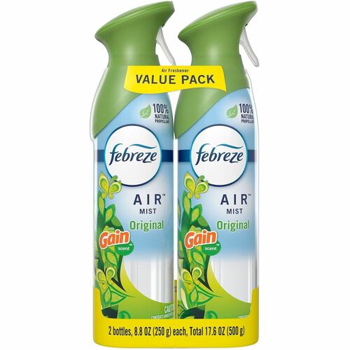 Procter & Gamble Commercial  Air Freshener,Spray,NtrlPrpllnts,GainOriginal,8.8oz,2/PK,GN