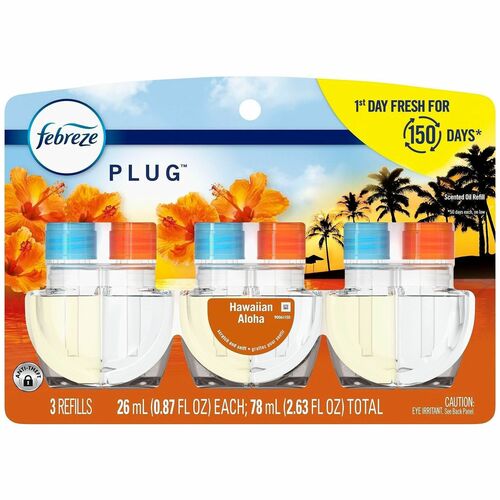 Procter & Gamble Commercial  Scent Refill,f/FadeDefyPLUG,HawaiianAloha,2.63oz,Orange