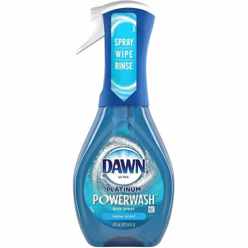 Procter & Gamble Commercial  Dish Soap,Spray,3CleaningBoosters,Fresh Scent,6/CT,Blue