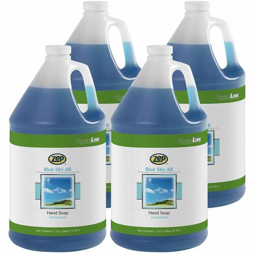 Zep Commercial  Hand Soap,Mild,Foam,Antibacterial,BlueSkyScnt,1Gal,4/CT,BE