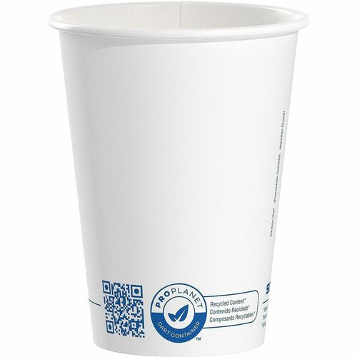 Solo Cup Company  Cups,Paper,f/Hot Drinks,RecycledContent,12oz,50/PK,20/CT,WE
