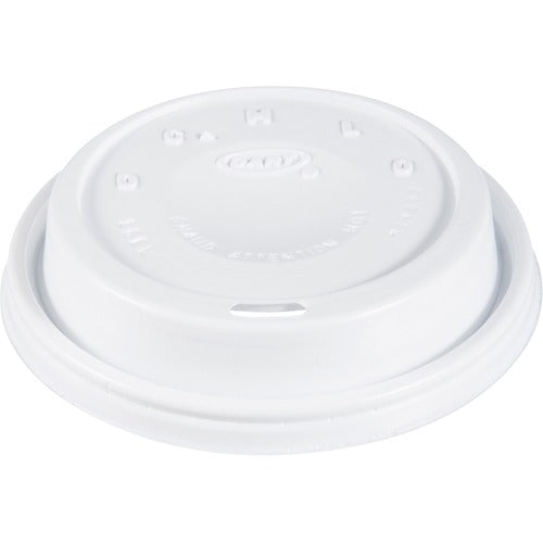 Dart Container Corp  Cappuccino Lids, 100/Sleeve, 10/CT, White