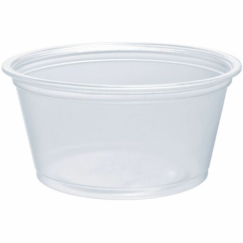 Dart Container Corp  Portion Containers,No Lid,2 oz,125/PK,20PK/CT,CL
