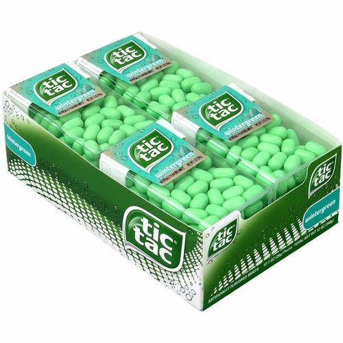Green Rabbit  Mints,TicTacs,Wintergreen,FlipTop,1oz,12/PK,1/CT,MI-GRR24100012