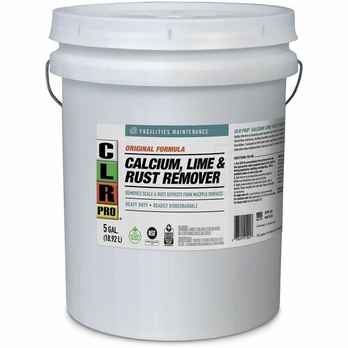 Jelmar LLC  Cleaner,f/Calcium&Lime&Rust,Bleach&AmoniaFree,5Gal,White