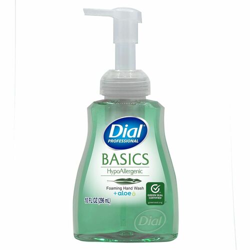 Dial Corporation  Hand Soap,Foam,Hypoallergenic,Pump,Aloe,Aquatic,10oz,8/CT,CR