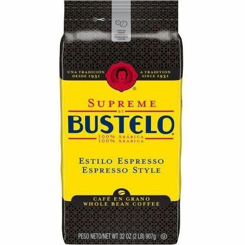Folgers  Coffee,CafeBusteloSupreme,DarkRoast,WholeBean,32oz,4/CT,BN-FOL21892CT
