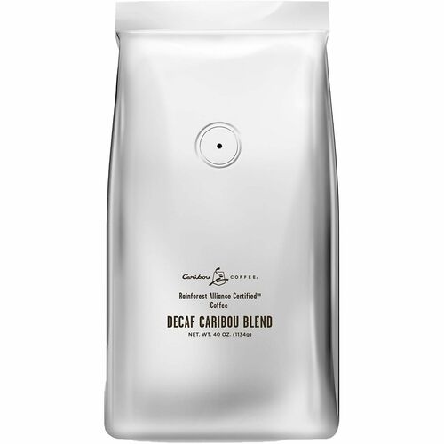 Peet's Coffee & Tea  Coffee,Decaf,Flavor,Milky,Caramel,MedRoast,WholeBean,40oz,BN