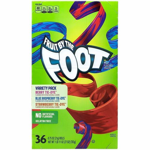 Green Rabbit  FruitSnacks,GummyRolls,IndivWrppd,Variety,36/BX,1/CT,MI-GRR20900408