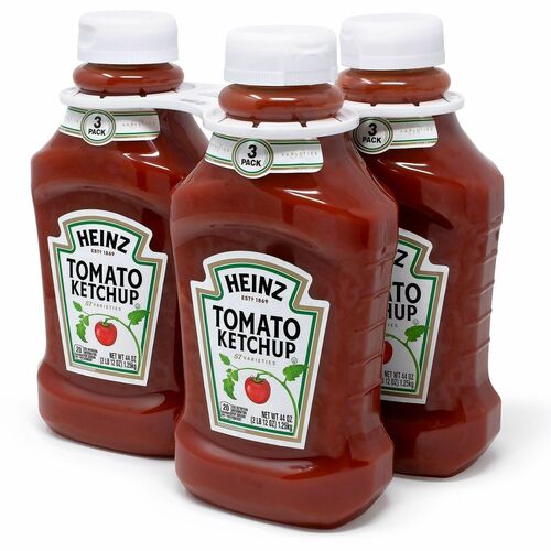 Green Rabbit  Ketchup,Heinz,Squeeze Bottle,44oz,3/PK,1/CT,Multi-GRR22000499