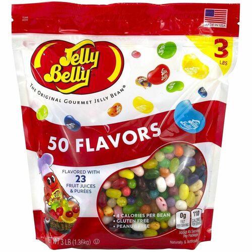Green Rabbit  Candy,JellyBeans,FatFree,Vegetarian,AssortedFlavors,3lb,MI-GRR22000020