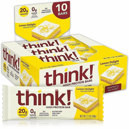 Green Rabbit  ProteinBar,20gProtein,0gSugar,LemonDelight,10Bars/BX,1/CT,MI-GRR20902479
