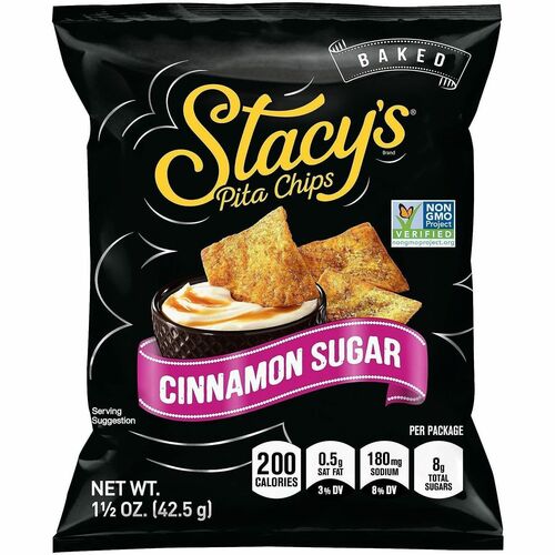 Green Rabbit  Chips,Pita,CinnamonSugar,TwiceBaked,Non-GMO,24/PK,1/CT,MI-GRR20900651