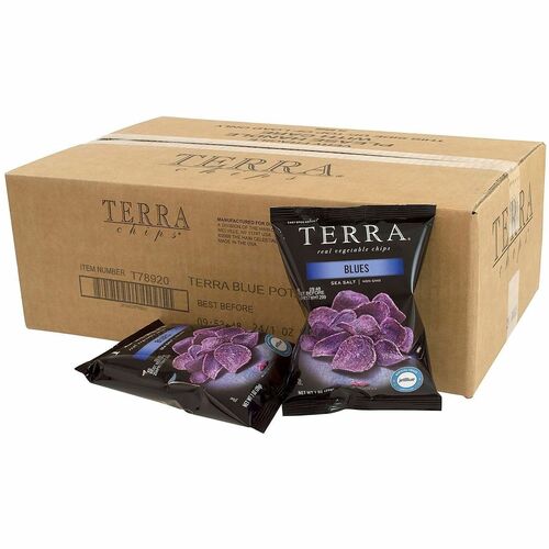 Green Rabbit  Chips,BluePotatoes,GlutenFree,GMOFree,1oz,24Bags/BX,1/CT,MI-GRR20902474