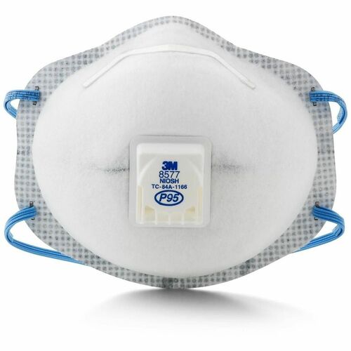 3M  Respirator,Particu.,P95,M-Noseclip,CarbonLayer,1Size,8/CT,WE