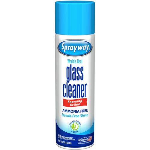 Claire Manufacturing Co  Glass Cleaner,Foam,AmmoniaFree,NoRinse,Aerosol,19oz,12/CT,BE