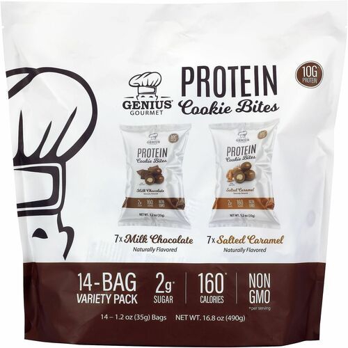 Green Rabbit  Cookies,Bite,Protein,MilkChoc/Caramel,1.2oz,14BG/BX,1/CT,MI-GRR22002521