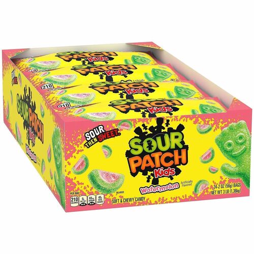 Green Rabbit  Candy,Sweet&Sour,Watermelon,Chewy,2oz,24/BX,1/CT,MI-GRR30400004