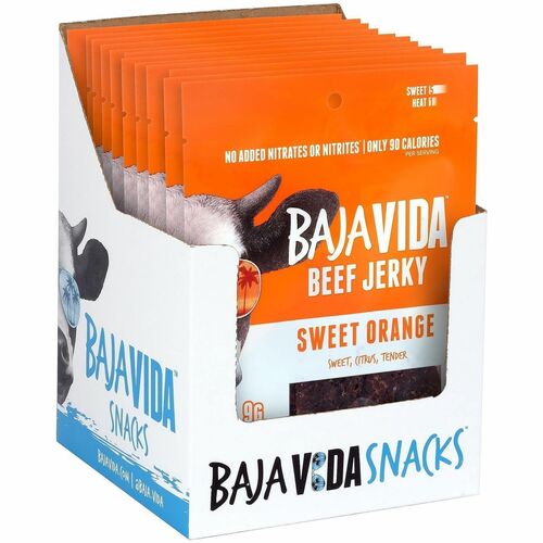 Green Rabbit  Beef Jerky,w/OrangeFlavors,Sweet&Savory,12PK/BX,1/CT,Multi-GRR22002306